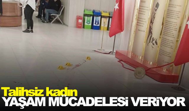 Barışmak istemeyen eşini adliyede bıçakladı!