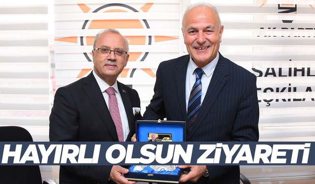 Başkan Kayda’dan, AK Parti İlçe Başkanı Aksoy’a hayırlı olsun ziyareti  