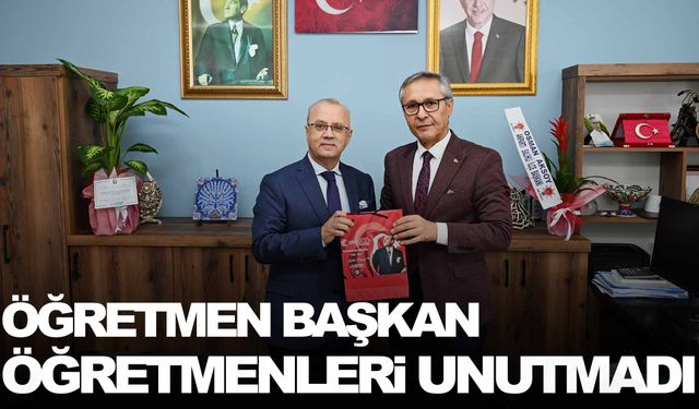 Başkan Kayda’dan meslektaşlarına çiçekli kutlama