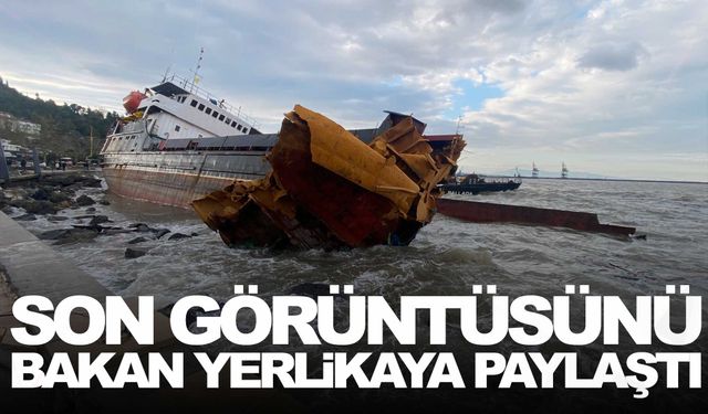 Batan geminin son görüntüleri ortaya çıktı!