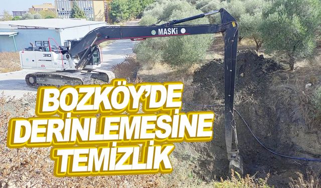 Bozköy’de havuz temizliği yapıldı