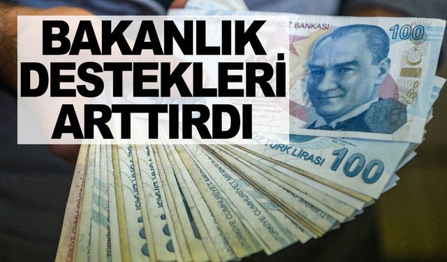 Bu yıl için uygulanacak destekler yüzde 150 artırıldı