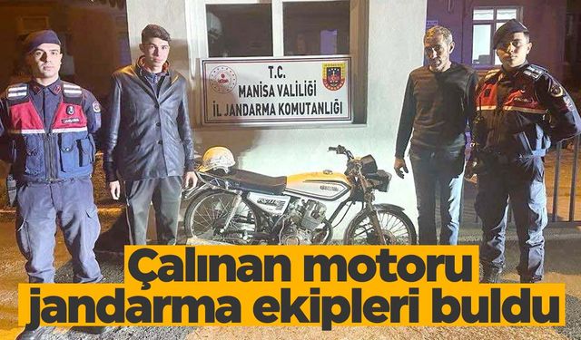 Manisa’da çalıntı motosiklet terk edilmiş halde bulundu  