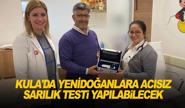 Cemar'dan Kula Devlet Hastanesine tıbbi cihaz desteği