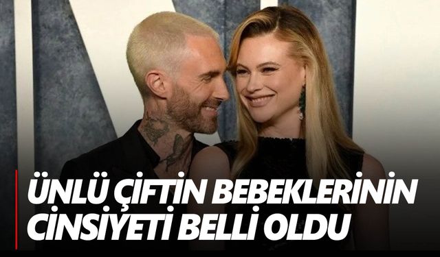 Behati Prinsloo ve Adam Levine çiftinin çocuklarının cinsiyeti belli oldu