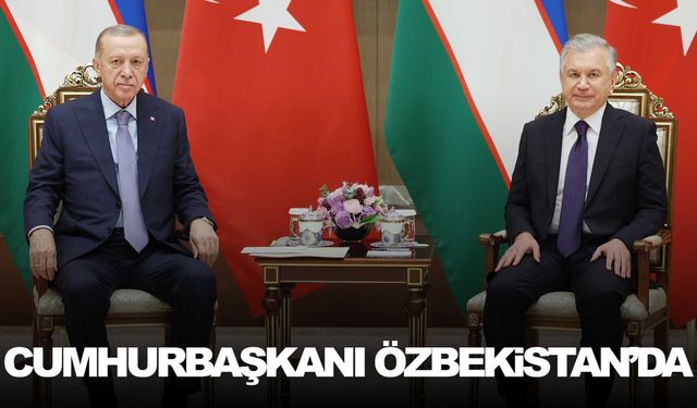 Cumhurbaşkanı Erdoğan, Mirziyoyev ile görüştü