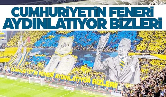 Fenerbahçe'den 100.yıl koreografisi!