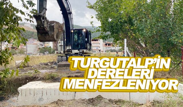 Dere yataklarında menfez montajları devam ediyor