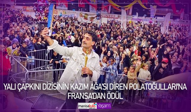 Yalı Çapkını dizisinin Kazım Ağa’sı Diren Polatoğulları'na Fransa'dan ödül