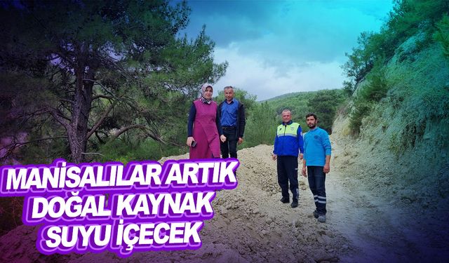 Doğal kaynak suyu depoya bağlandı