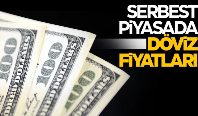 Serbest piyasada döviz fiyatları... Dolar zirvede