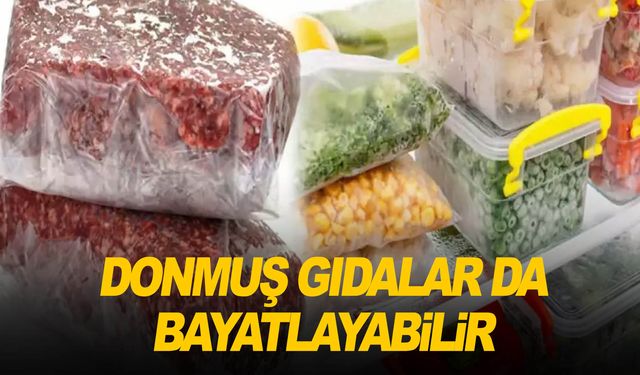 Dondurulan gıdalardaki tehlike