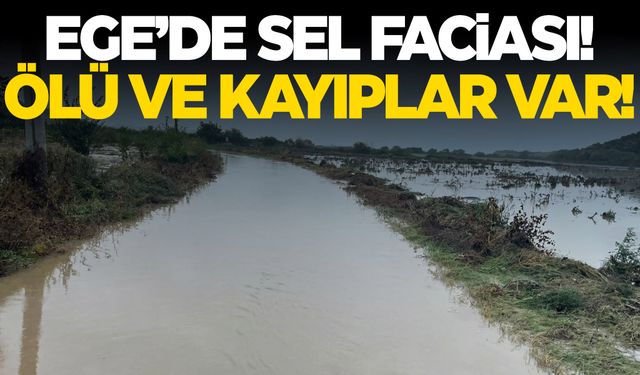 Ege'de sel faciası! Aydın'da 2 kişi öldü 2 kişi kayıp