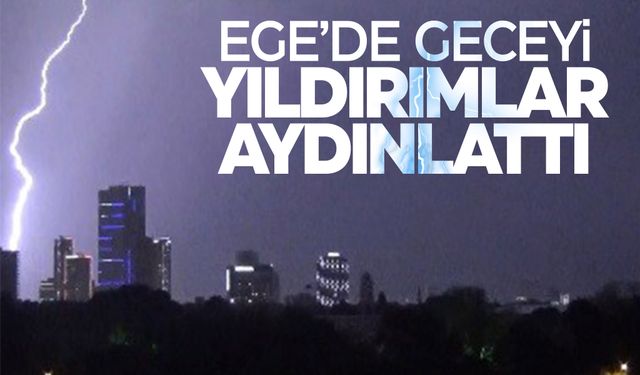 Ege'yi sardı... İzmir'de gece gündüze döndü