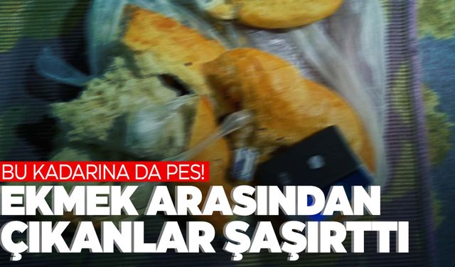 Pes dedirten olay… Ekmek arasından çıkanlar şaşırttı!