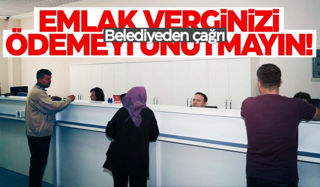 Yunusemre Belediyesi’nden emlak vergisi çağrısı! Unutmayın!