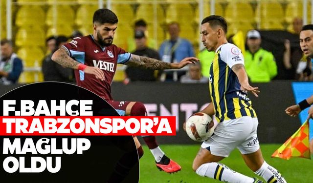 Fenerbahçe'nin 19 maçlık galibiyet serisi sona erdi