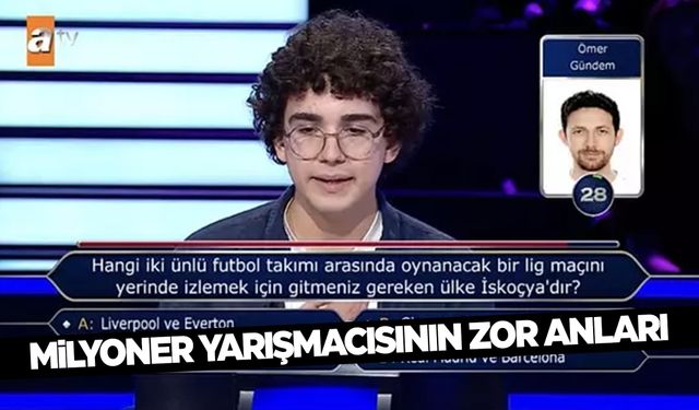 Futbol sorusunda jokerleri kullanınca gündem oldu