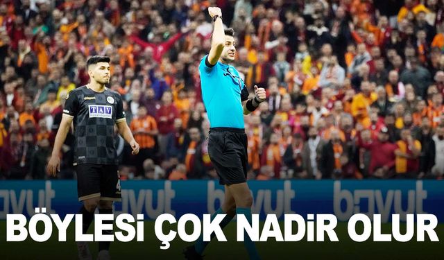 Galatasaray-Alanyaspor maçında ilginç an!