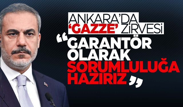 Bakan Fidan: Garantör olarak sorumluluk almaya hazırız