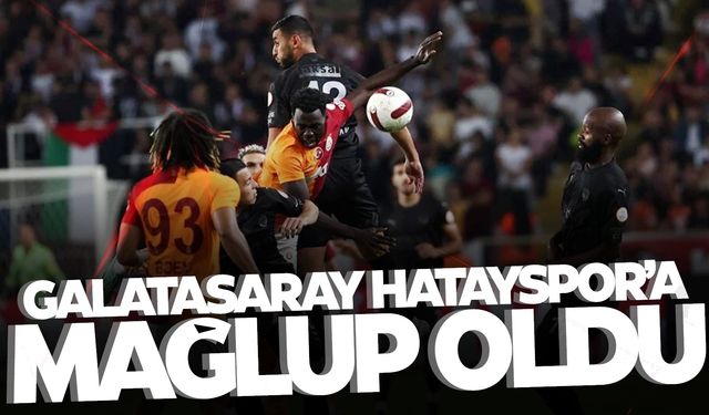 Galatasaray’ın galibiyet serisi sona erdi!