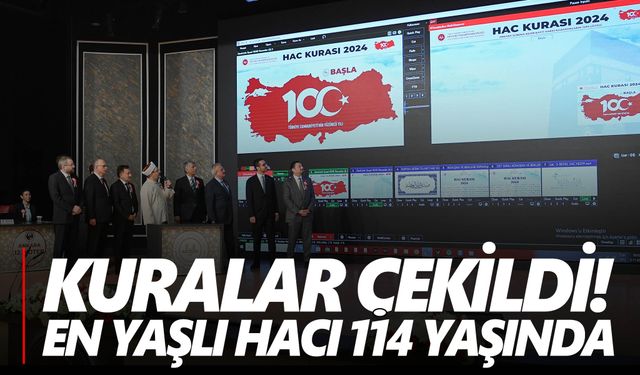 Hacı adaylarının merakla beklediği kuralar çekildi