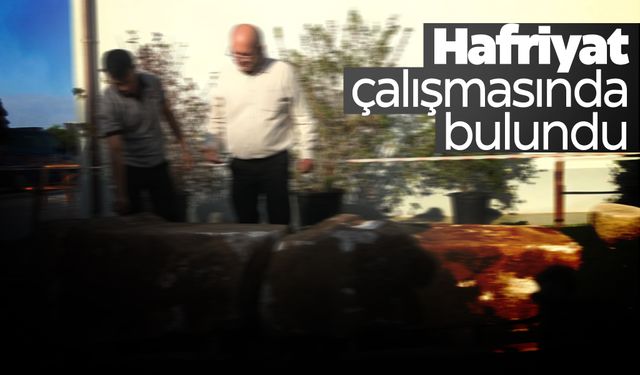 Hafriyat çalışmasında bulundu… Yaklaşık 1800 yıllık olduğu düşünülüyor!