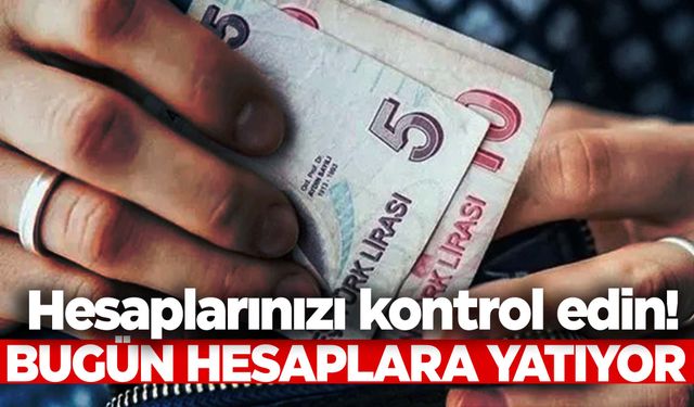 Bakan Göktaş duyurdu… Bugün hesaplara yatıyor!