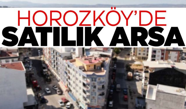 Horozköy’de arsa satışa çıkarıldı!