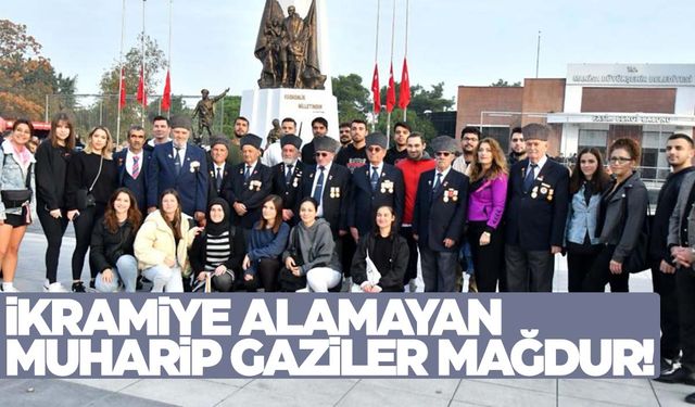 İkramiye alamayan muharip gaziler tepkili!