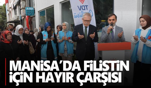 İl Müftülüğü Filistin’e destek için hayır çarşısı açtı