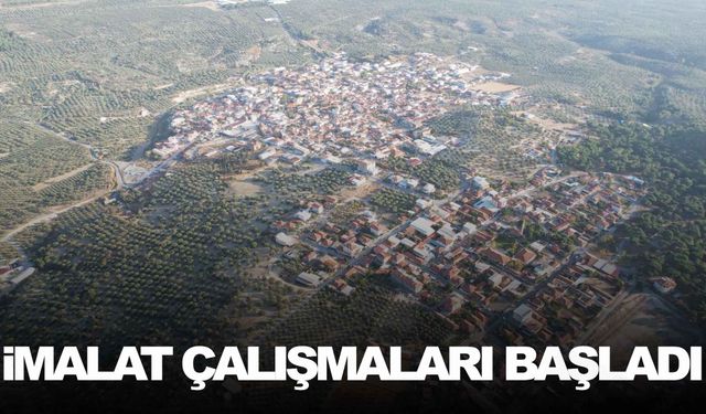 Dev yatırımda imalat çalışmaları başladı