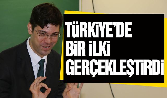 İşitme engelli Uyanık Türkiye’de bir ilki gerçekleştirdi