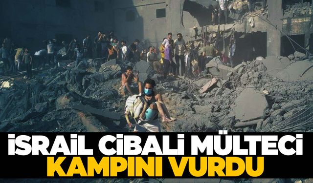 İsrail’den Cibaliye mülteci kampına ikinci saldırı!