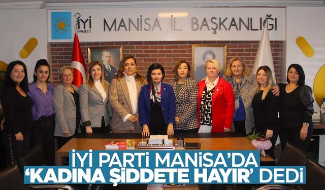 İYİ Partili kadınlardan ‘Kadına şiddete hayır’ açıklaması