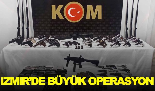 İzmir’de 4 organize suç örgütü çökertildi: 37 tutuklama