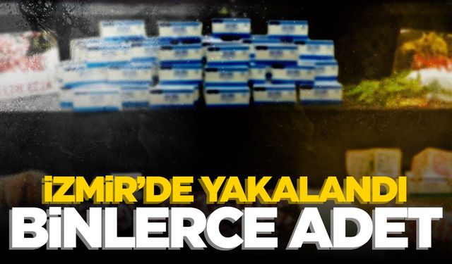 İzmir'de binlerce adet sentetik hap yakalandı