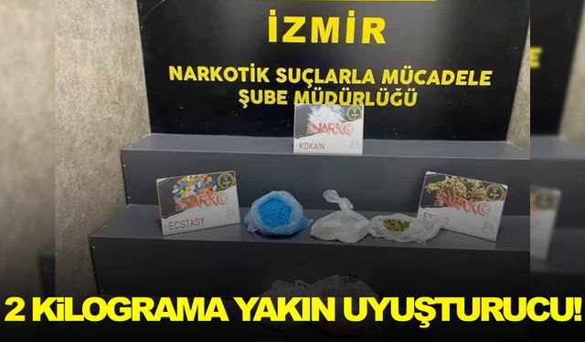 İzmir'de durdurulan araç zehir yuvası çıktı!