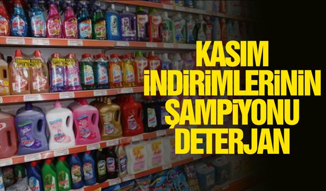 Kasım kampanyasında ilk 5 günde en çok deterjan satıldı