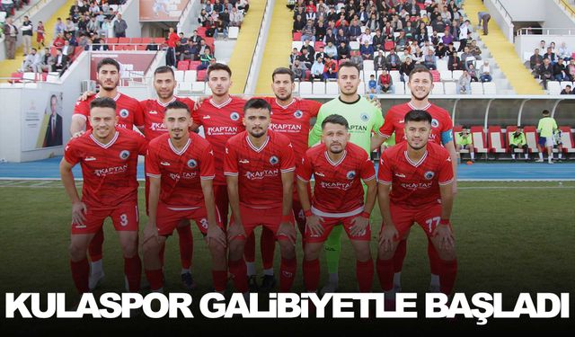 Kulaspor sezona galibiyetle başladı: 3-1