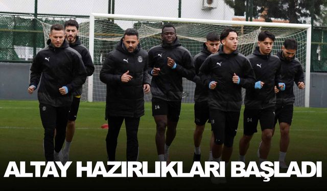 Manisa FK’da Altay hazırlıkları başladı