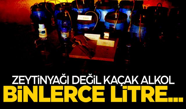 Manisa'da binlerce litre kaçak alkol yakalandı... Çok sayıda kişiye işlem!