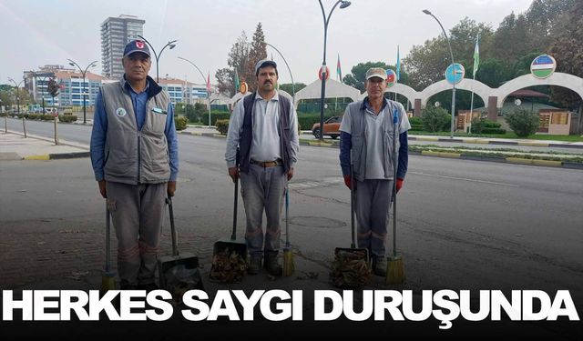 Manisa’nın ilçelerinde hayat 2 dakikalığına durdu!