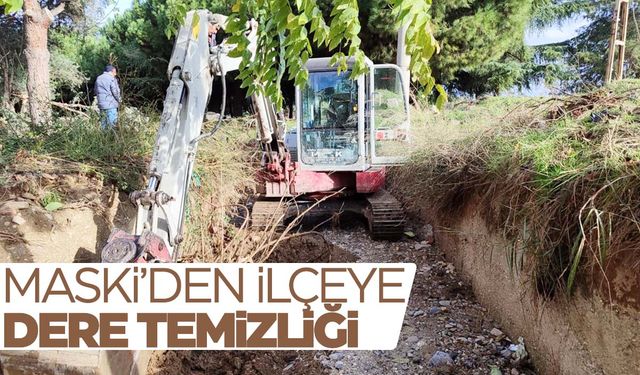 MASKİ taşkın riskine karşı erken önlem almaya devam ediyor