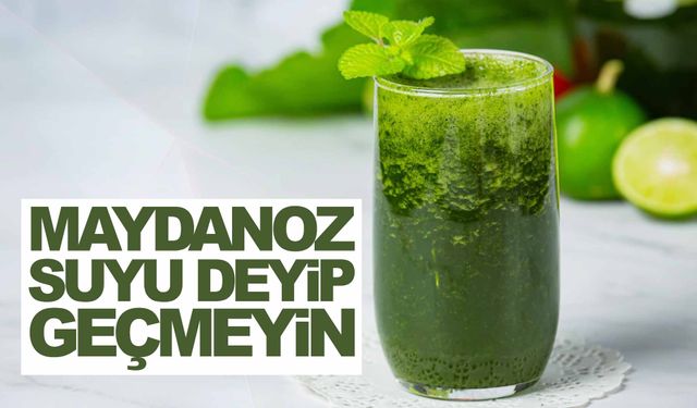 Maydanoz suyu neye iyi gelir? Maydanoz suyunun faydaları nelerdir?