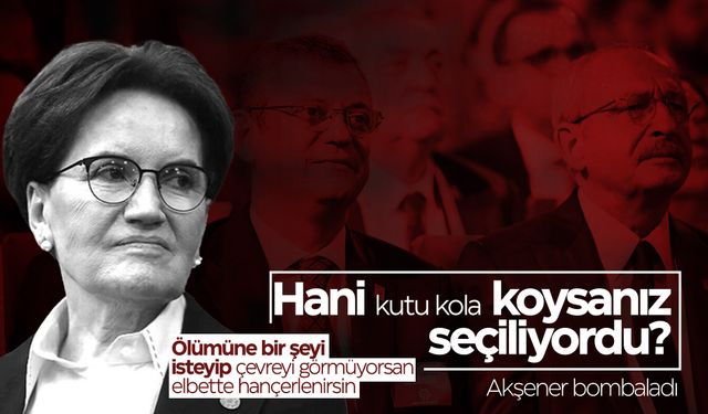 Meral Akşener'den Kılıçdaroğlu'na sert yanıtlar