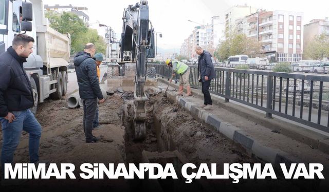 Mimar Sinan Bulvarında çalışma var!