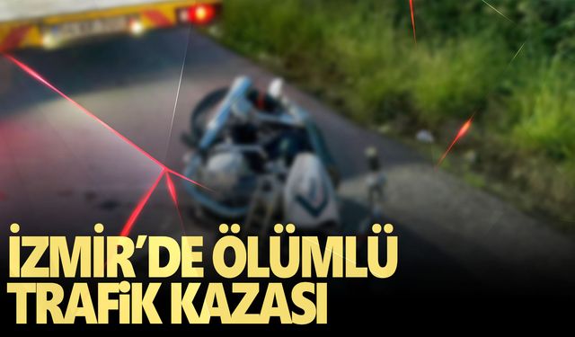 Motosikletle hafif ticari araç kaza yaptı