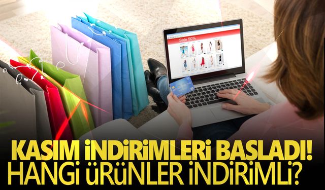 Online alışverişte Kasım ayı indirimleri başladı