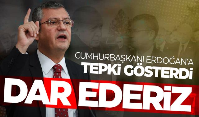 Özgür Özel ilk grup toplantısında Cumhurbaşkanı Erdoğan'a tepki gösterdi